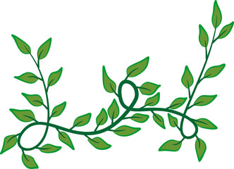 green leaves vector