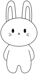 동물토끼(기본테두리투명얼굴) (1) © Fox