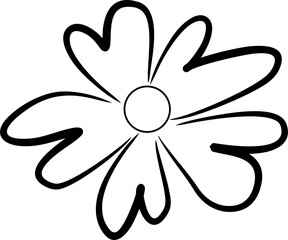 vector illustration of a flower