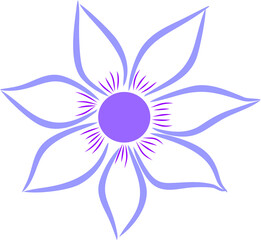 vector illustration of a flower