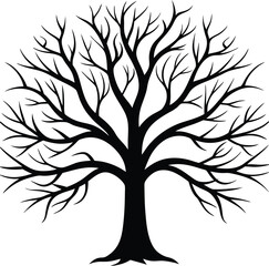 Winter Tree Silhouette