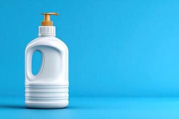 Liquid detergent bottle banner