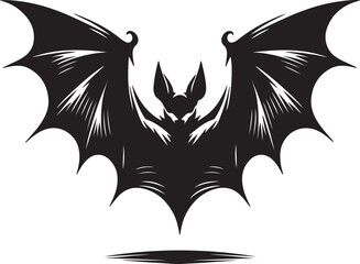 Fototapeta premium A silhouette bat vector