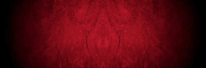 Old wall texture cement black red  background abstract dark color design are light with white gradient background.