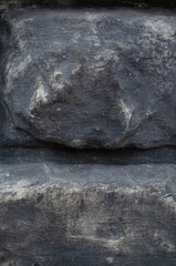Grey old stone wall