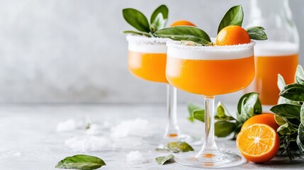 Enjoy vibrant citrus cocktails served in classy glasses with fresh garnishes that embody summer vibes and refreshing flavors, perfect for any gathering or celebration.