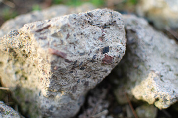 close up of a stone