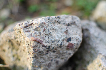 close up of a stone