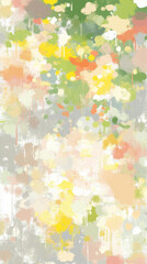 Colorful abstract art with pastel hues and soft textures