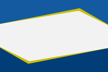 Abstract blue background with yellow color combination