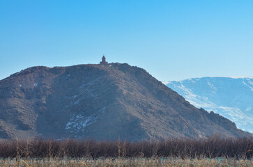 Armenian church on Saripap mountain (Ararat region, Armenia)