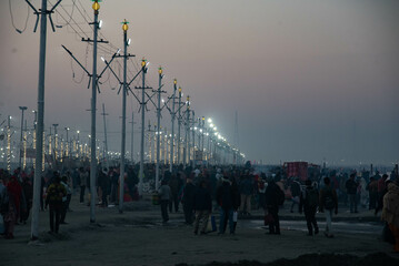 people walking on the beach