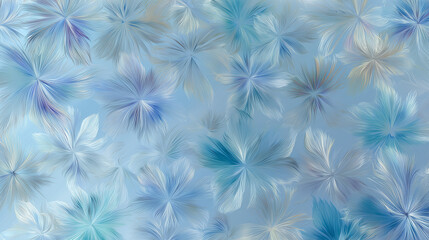 Transparent beautiful blue flowers background wallpaper