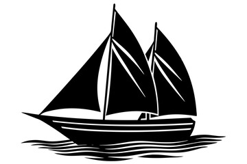 sailing ship vector illustration