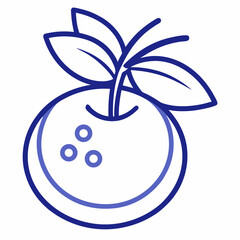 vector illustration of an apple