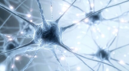 Neuronal Network Visualization: Highlighting Synaptic Connections and Neural Activity