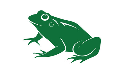 A vector colorful frog design.