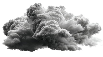 A striking image of billowing smoke, suggesting a powerful explosion or event.