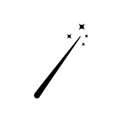 Magic wand icon vector design illustration on white