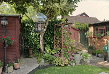 Garden Shed and planters