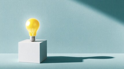 Illuminating idea on a simple stage
