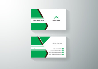 Corporate and professional business card design .	