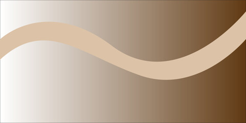 Abstract background vector illustration featuring a golden wave pattern on a textured brown sheet, perfect for business card design or a blank banner backdrop