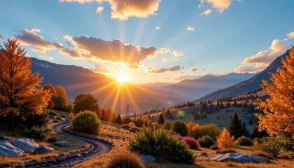 experience the immersive power of cgi and stereoscopic technology as you gaze upon a stunning 3d rendering brought to life under the morning radiance, position your subject clearly at the bottom