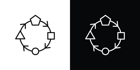 Adaptation icon. Graphic Design vector icon. Ui Ux Icons