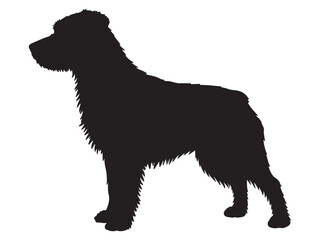 AUSTRALIAN TERRIER DOG SILHOUETTE.