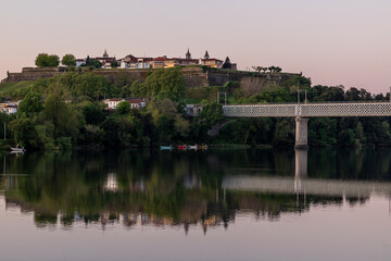 Fototapeta premium Valenca fortress and Minho river
