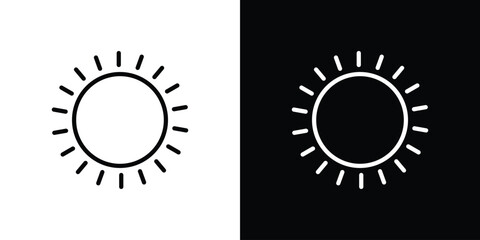 Brightness icon. Graphic Design vector icon. Ui Ux Icons