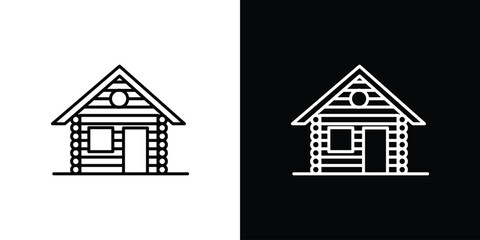 Cabin icon. Graphic Design vector icon. Ui Ux Icons