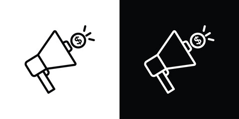 Campaign icon. Graphic Design vector icon. Ui Ux Icons