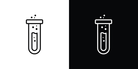Chemical Tube icon. Graphic Design vector icon. Ui Ux Icons