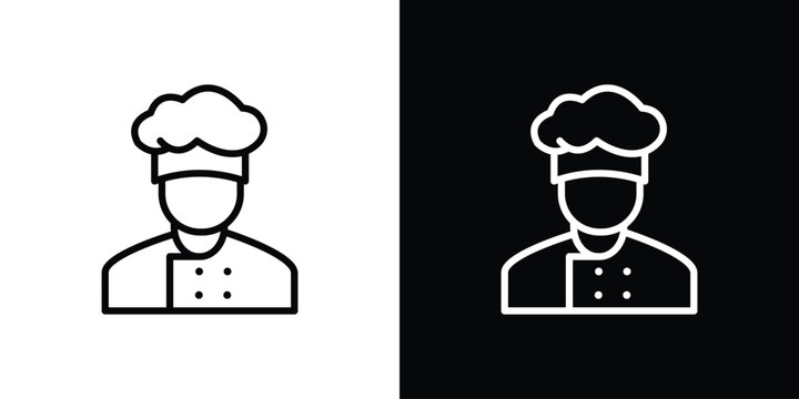 Chef icon. Graphic Design vector icon. Ui Ux Icons