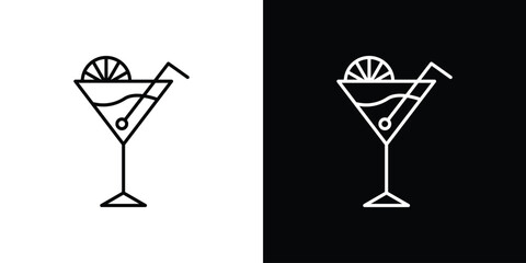 Citrus Glass icon. Graphic Design vector icon. Ui Ux Icons
