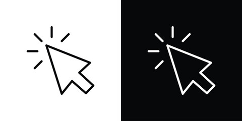 Fototapeta premium Click icon. Graphic Design vector icon. Ui Ux Icons