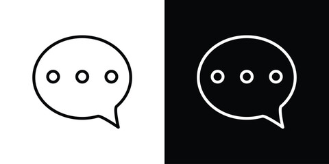 Comments icon. Graphic Design vector icon. Ui Ux Icons