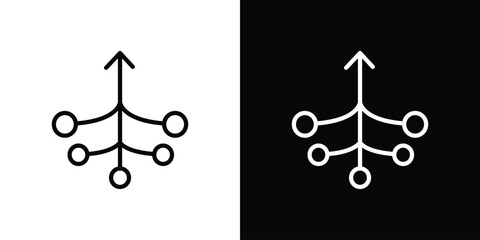 Consolidation icon. Graphic Design vector icon. Ui Ux Icons