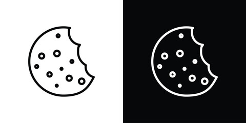 Cookie icon. Graphic Design vector icon. Ui Ux Icons