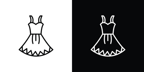 Dress icon. Graphic Design vector icon. Ui Ux Icons