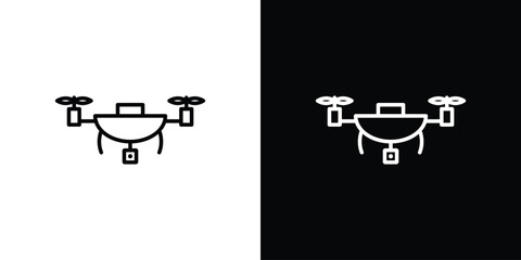 Drone icon. Graphic Design vector icon. Ui Ux Icons
