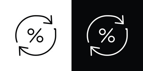 Exchange rate icon. Graphic Design vector icon. Ui Ux Icons