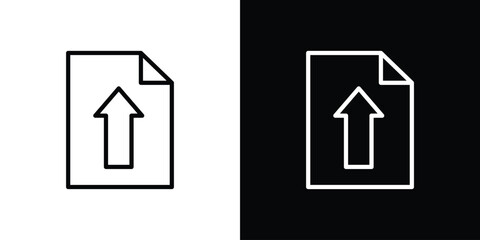 File upload icon. Graphic Design vector icon. Ui Ux Icons