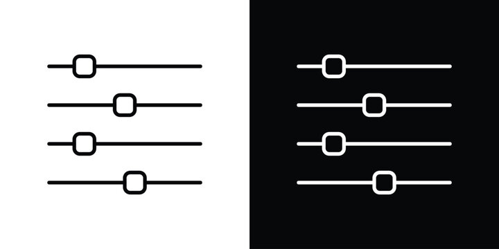 Filter Button icon. Graphic Design vector icon. Ui Ux Icons