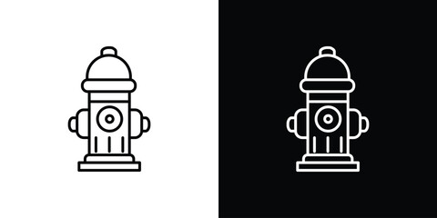 Fire hydrant icon. Graphic Design vector icon. Ui Ux Icons