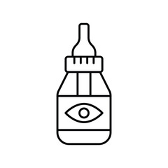 Eye Drops thinline icon , vector, pixel perfect, illustrator file 
