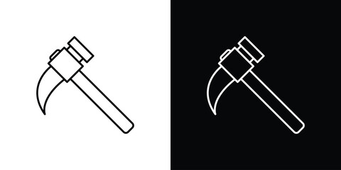 Hammer icon. Graphic Design vector icon. Ui Ux Icons
