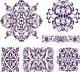 Beautiful flower art and mandala vector design